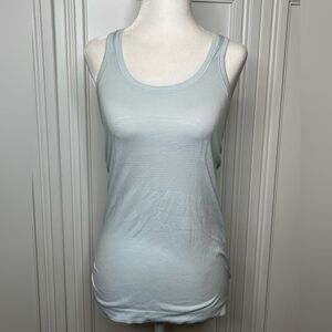Lululemon Run Swiftly Tech Racerback Caspian Blue Size 6